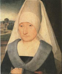 Hans Memling Portrait of an Old Woman (mk05) oil painting image